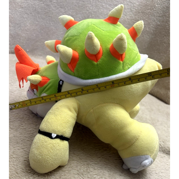 Nintendo SAN-EI 10" Super Mario Bowser King Koopa Plush Toy - Picture 8 of 9